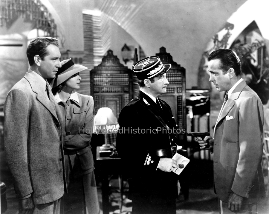 Casablanca 1942 Henreid Bergman Rains Bogart WM.jpg